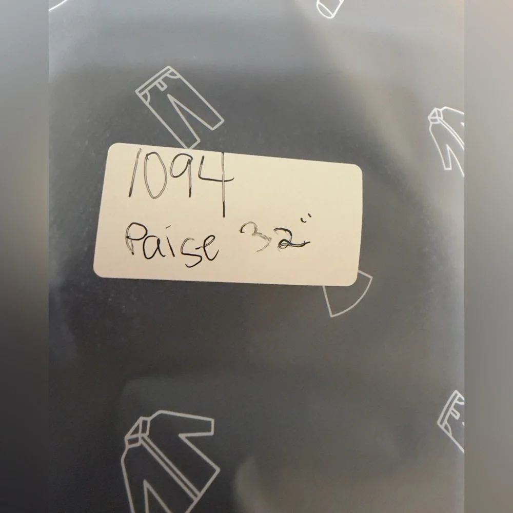 Paige Wide-Leg Jeans Portia Michiru double waistband, high rise, size 32 New! - Picture 11 of 16